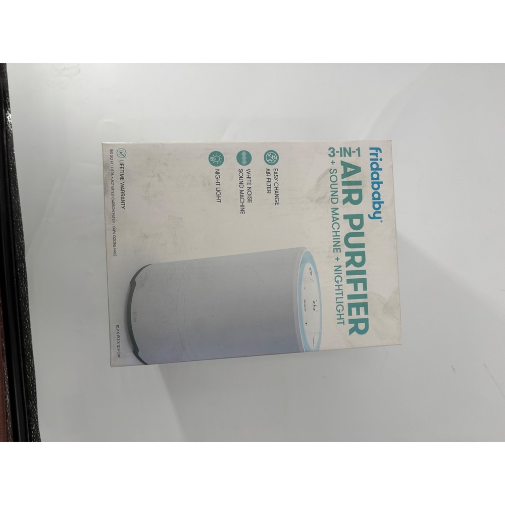 Fridababy 3-in-1 Air Purifier Sound Machine Nightlight HEPA Filter 150 Sq Ft - Picture 2 of 3